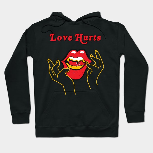 Love Hurts Hoodie by papaomaangas